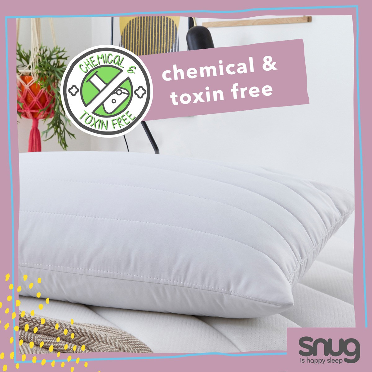 Snug Cloud 9 Pillow - White >