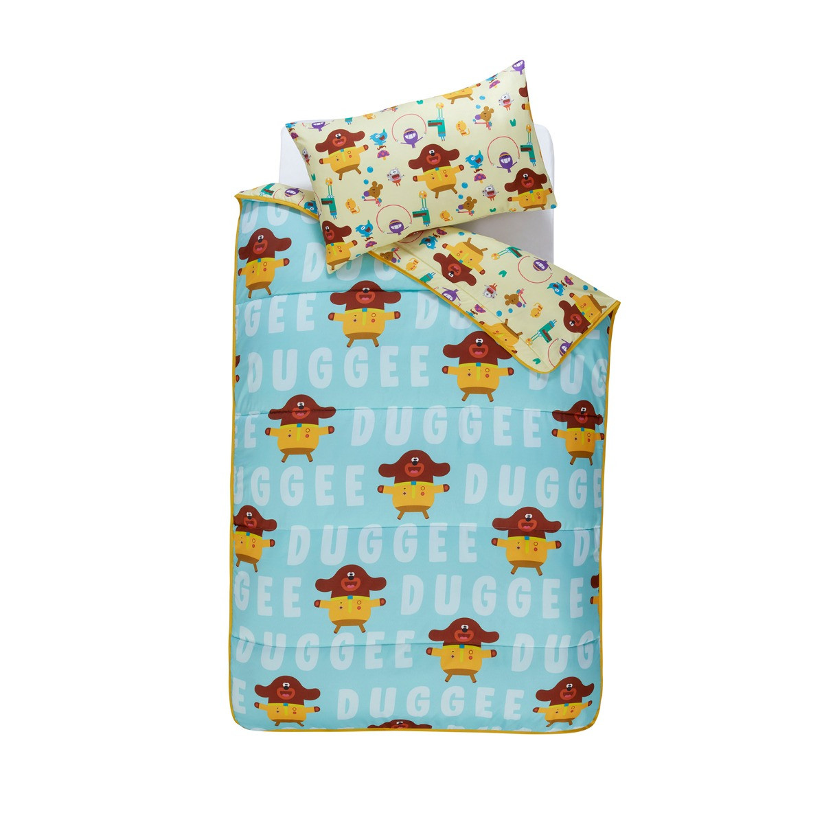 Hey Duggee Cheer Reversible Coverless Duvet Cover Set Multi Junior