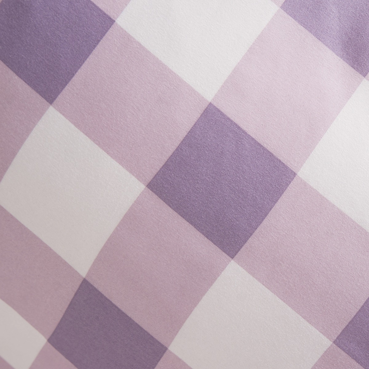 OHS Gingham Reversible Duvet Cover Set - Lilac>