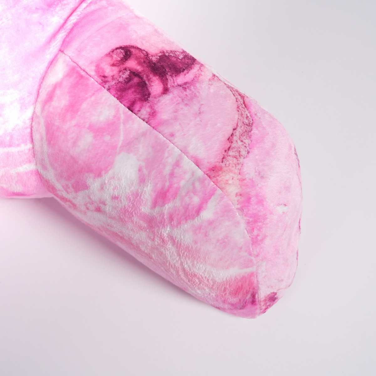 OHS Marble Print Cuddle Cushion - Blush >