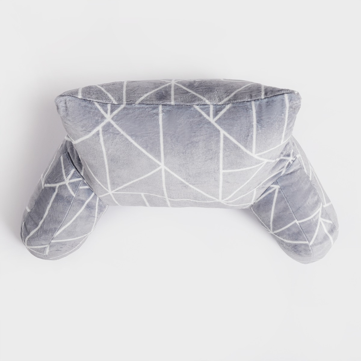 OHS Geometric Cuddle Cushion - Grey >