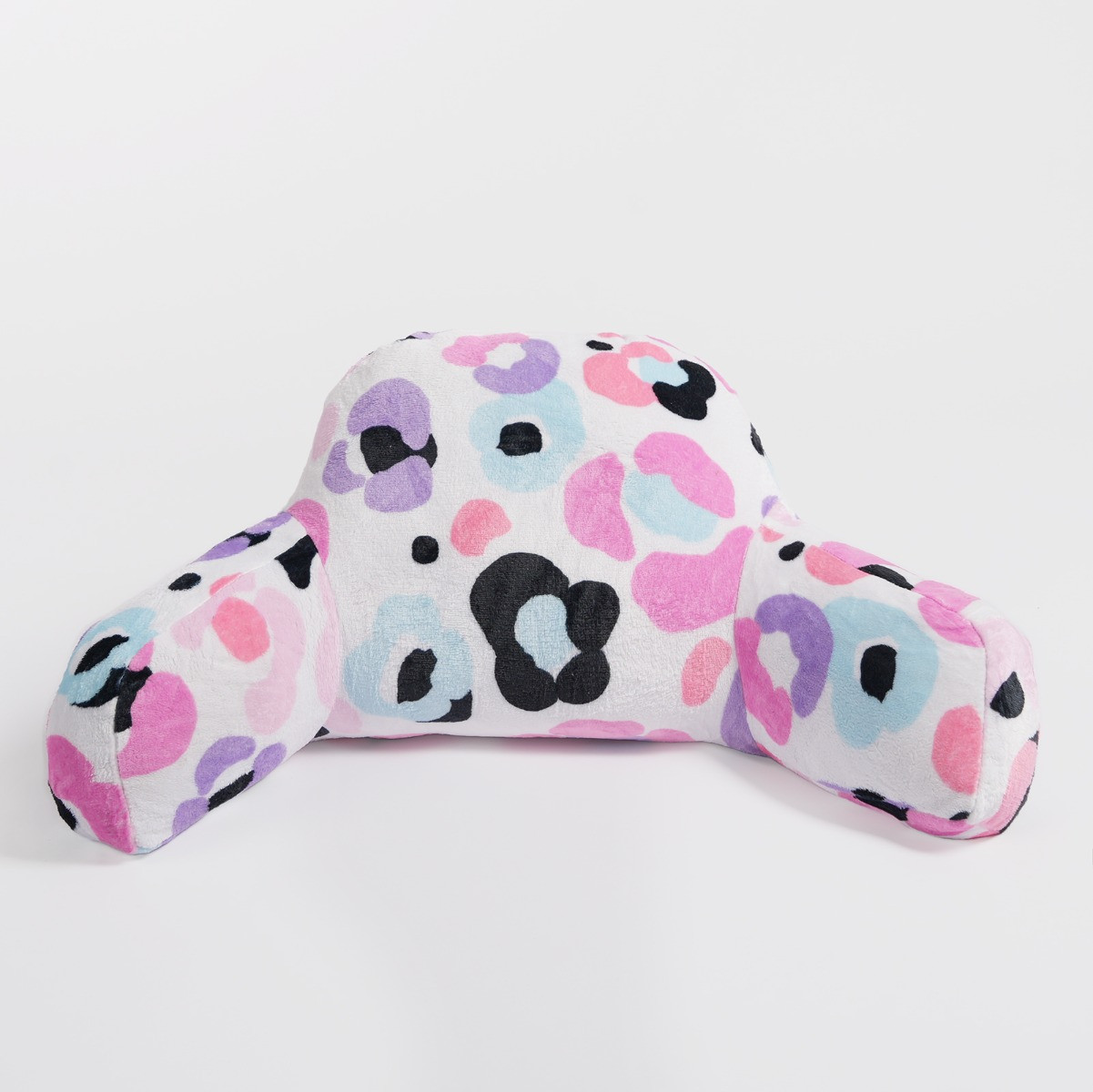 OHS Kids Leopard Fleece Cuddle Cushion - Pink >