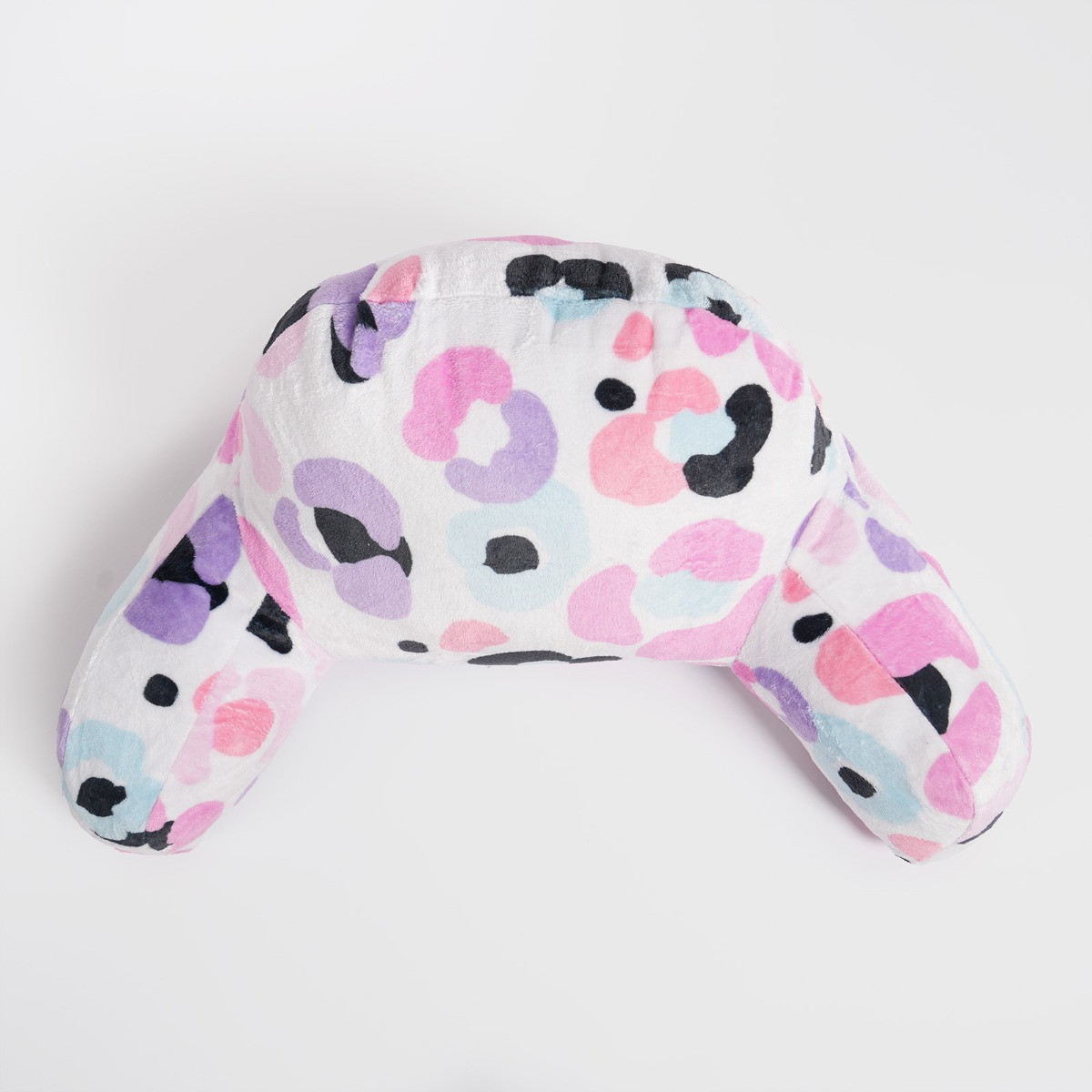 OHS Kids Leopard Fleece Cuddle Cushion - Pink >