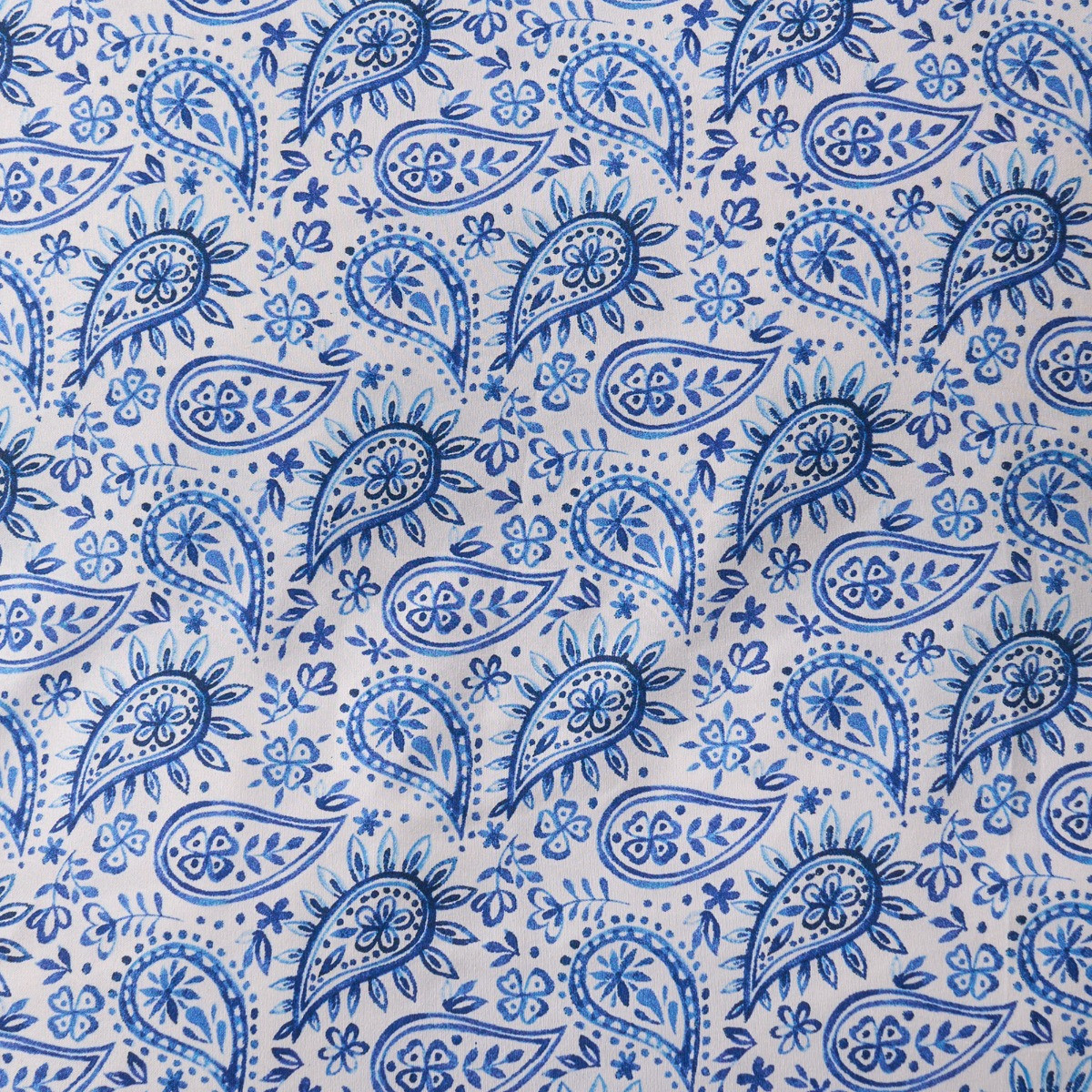 OHS Paisley Print Duvet Cover Set - Blue>