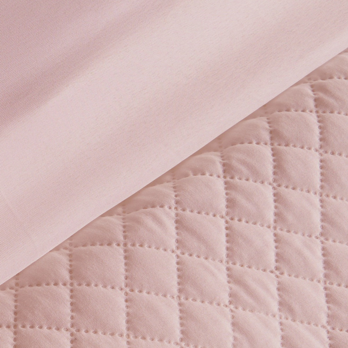 OHS Pinsonic Grid Panel Duvet Set - Blush>