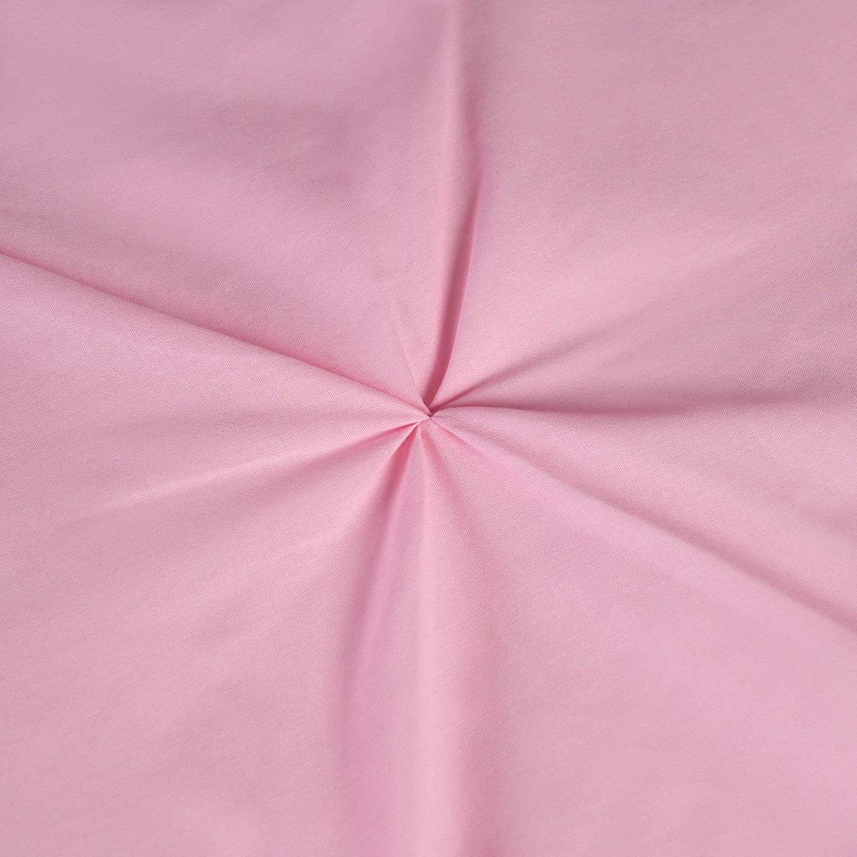 Highams Diamond Pintuck Pinch Pleat Duvet Cover Set - Pink>