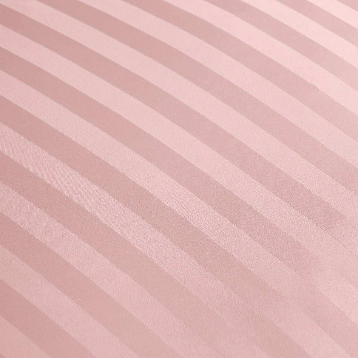 OHS Satin Stripe Duvet Set - Blush>