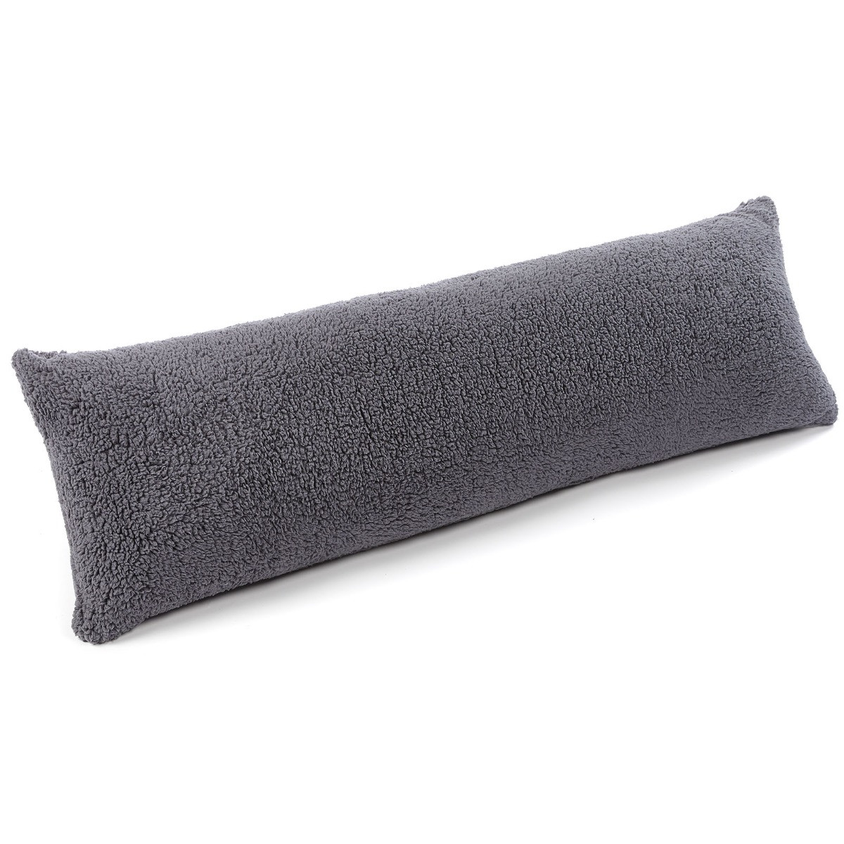 Huggleland Teddy Bolster Pillow - Charcoal>