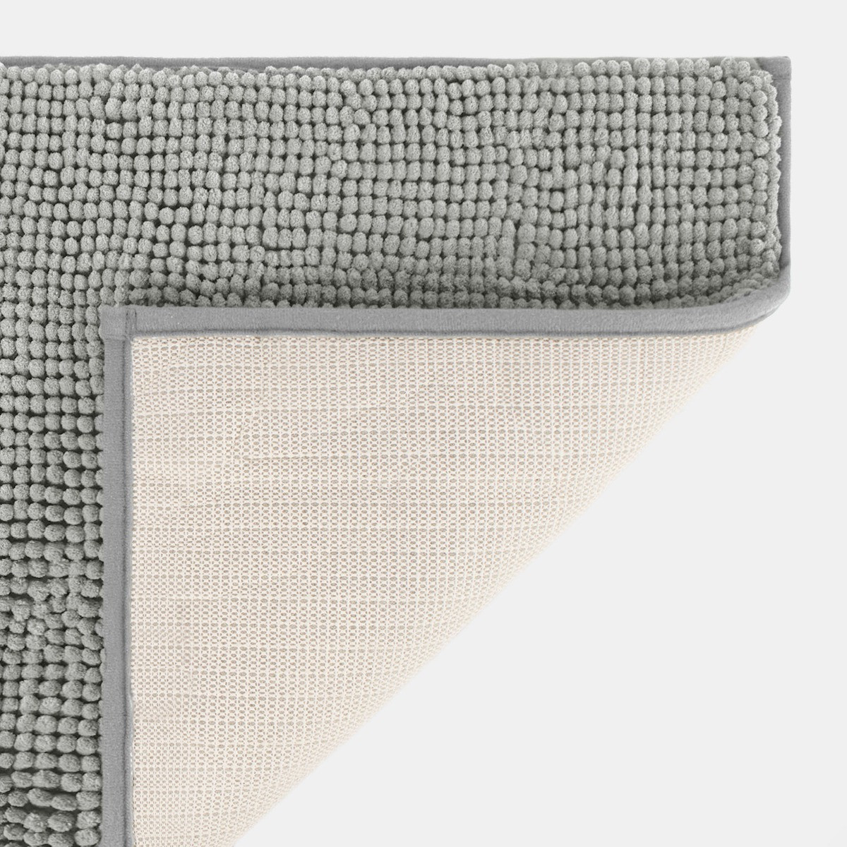 Brentfords Runner Noodle Bath Mat - Grey>