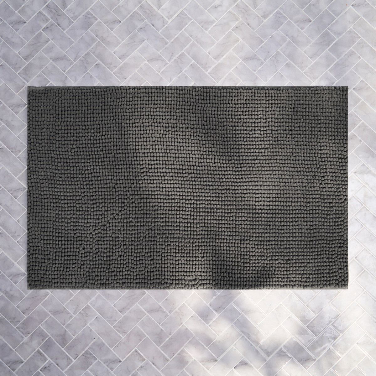 Brentfords Noodle Bath Mat - Charcoal>