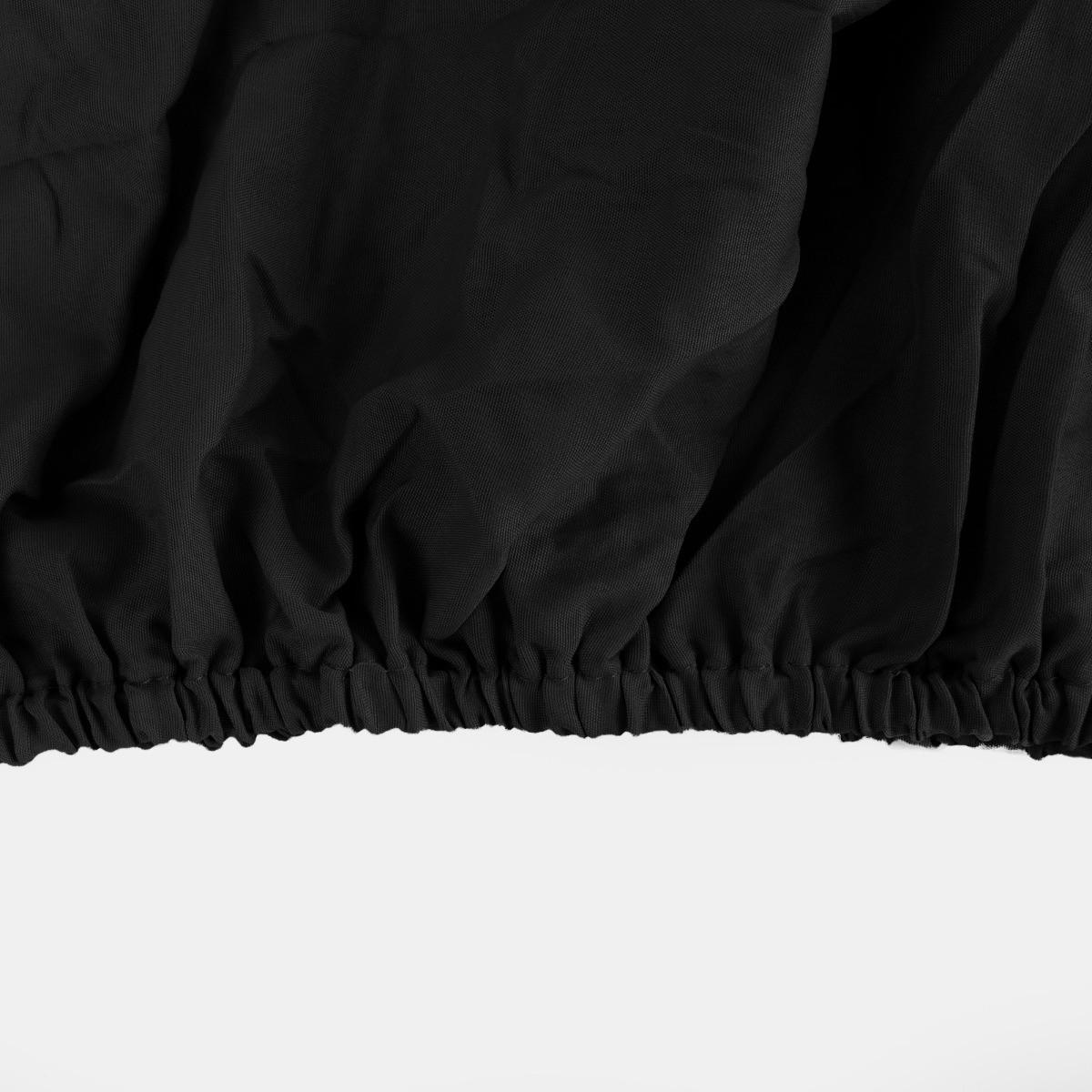 Brentfords Plain Dyed Deep Fitted Sheet, Black - Superking>