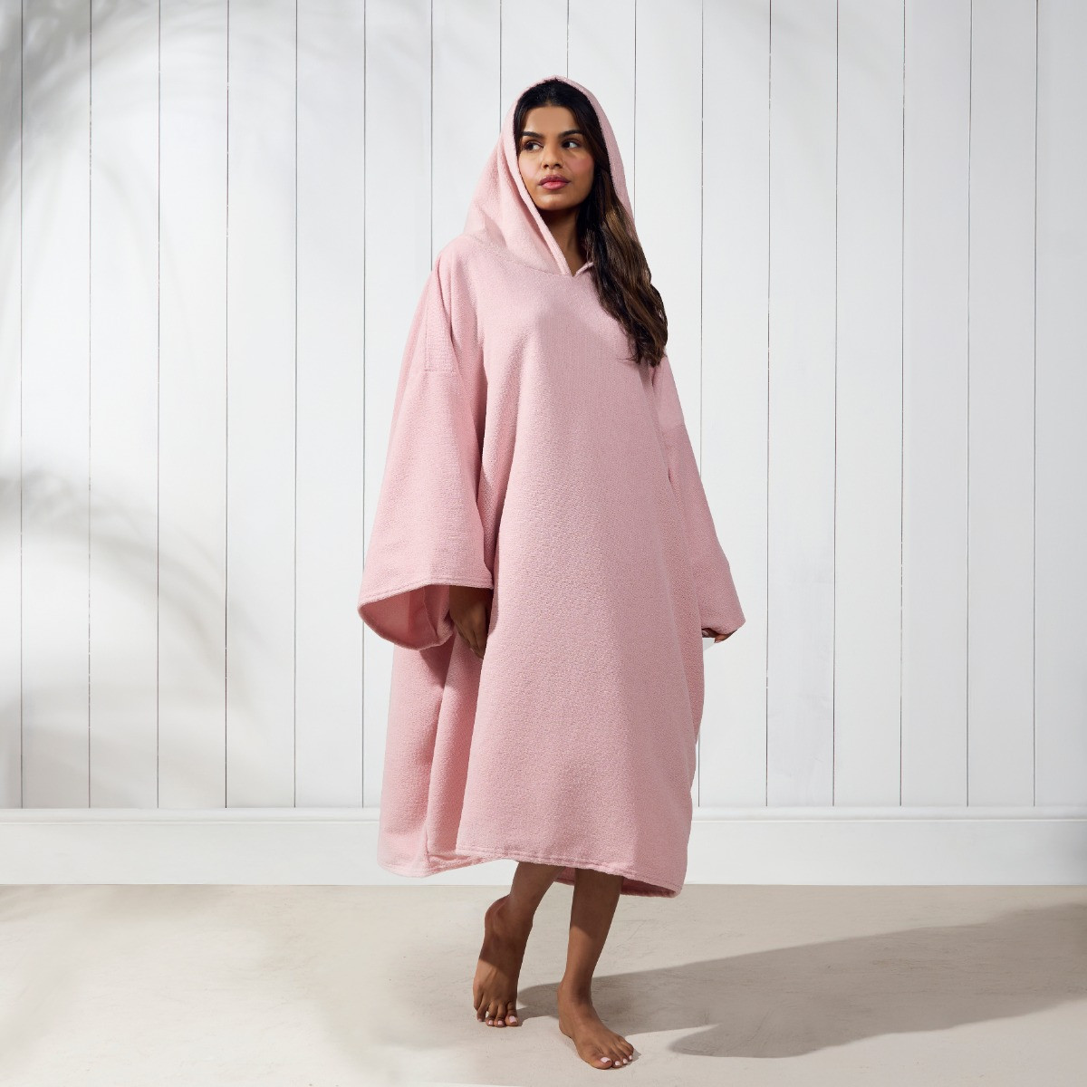 OHS Adult Towel Poncho - Blush Pink>