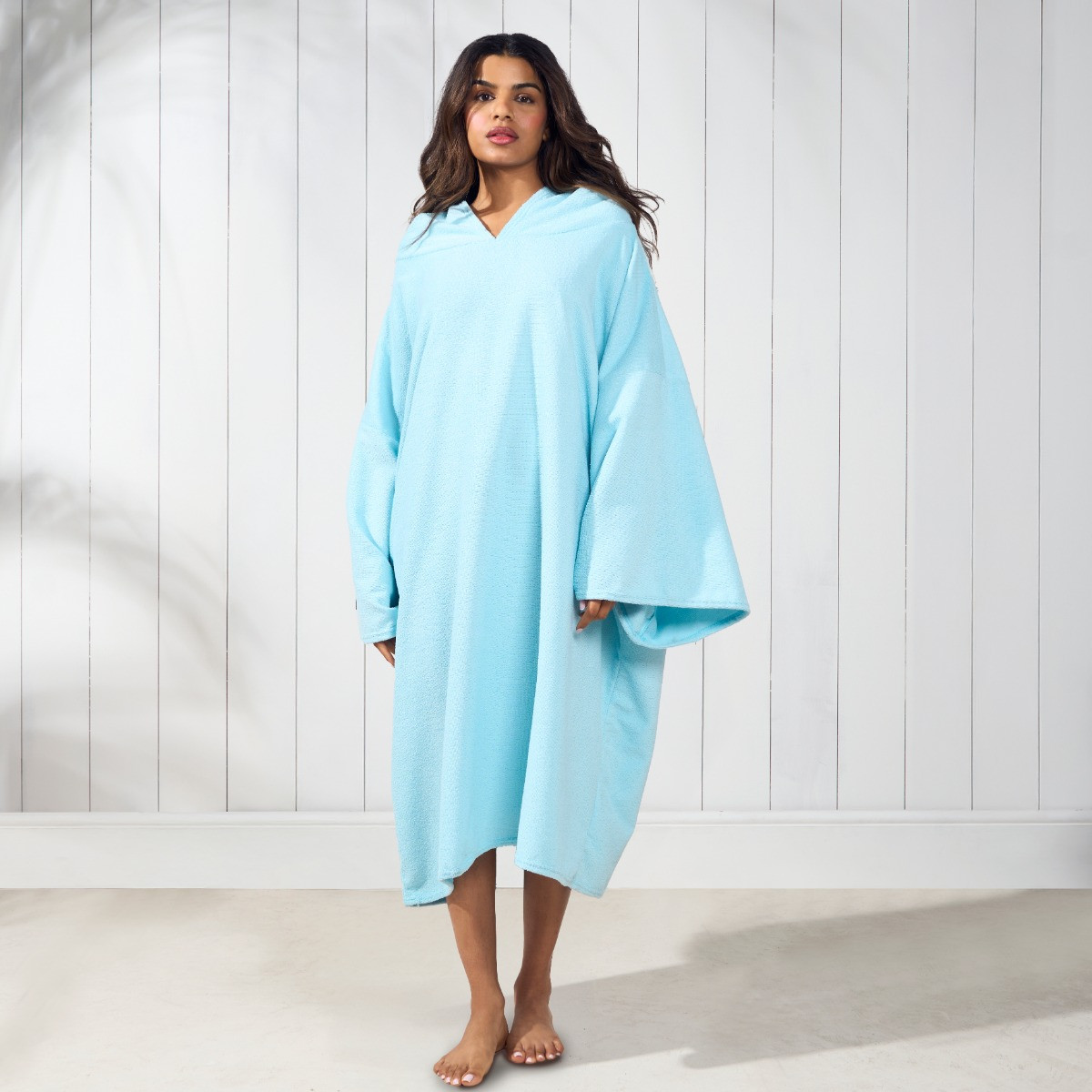 OHS Adult Towel Poncho - Sky Blue>