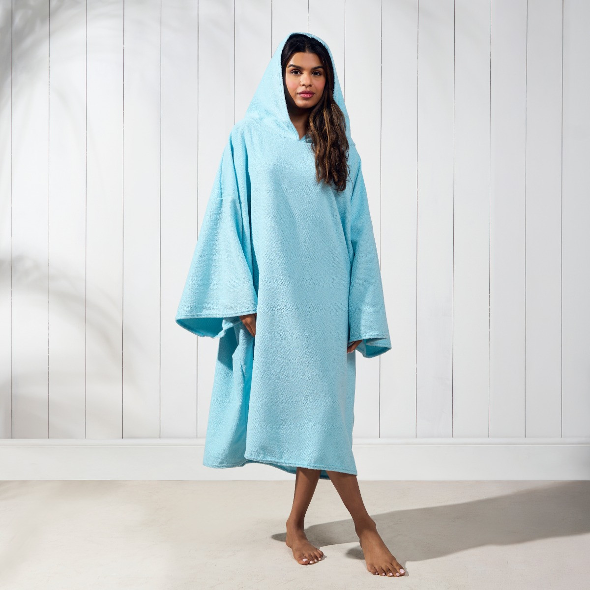 OHS Adult Towel Poncho - Sky Blue>