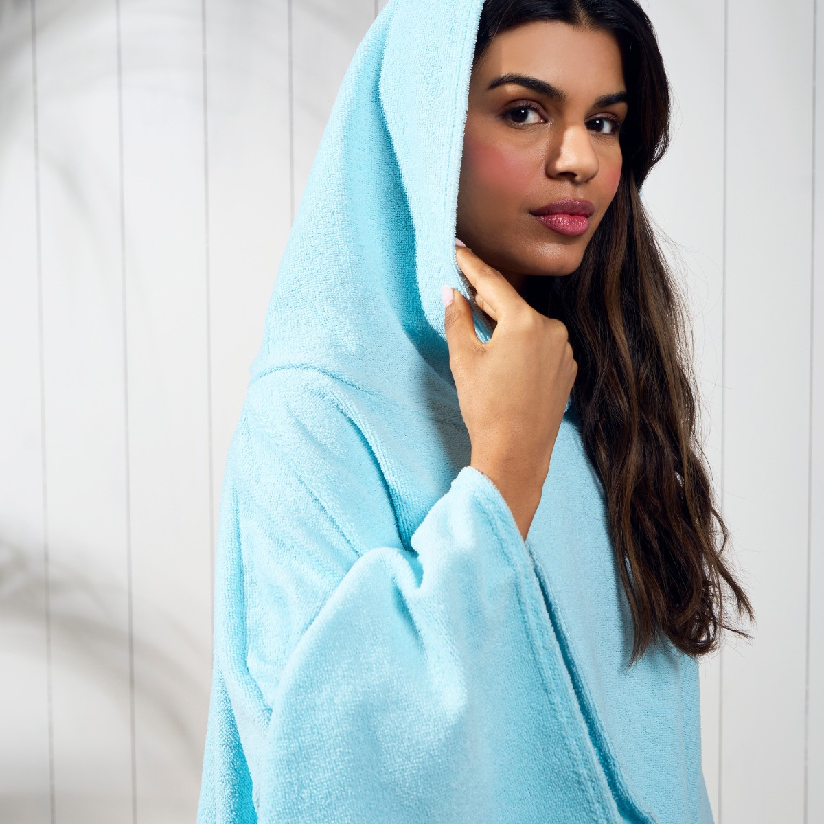 OHS Adult Towel Poncho - Sky Blue>