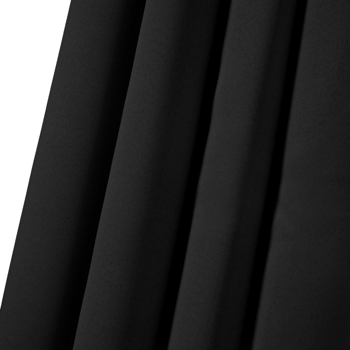 Dreamscene Eyelet Blackout Curtains - Black, 66" X 84">