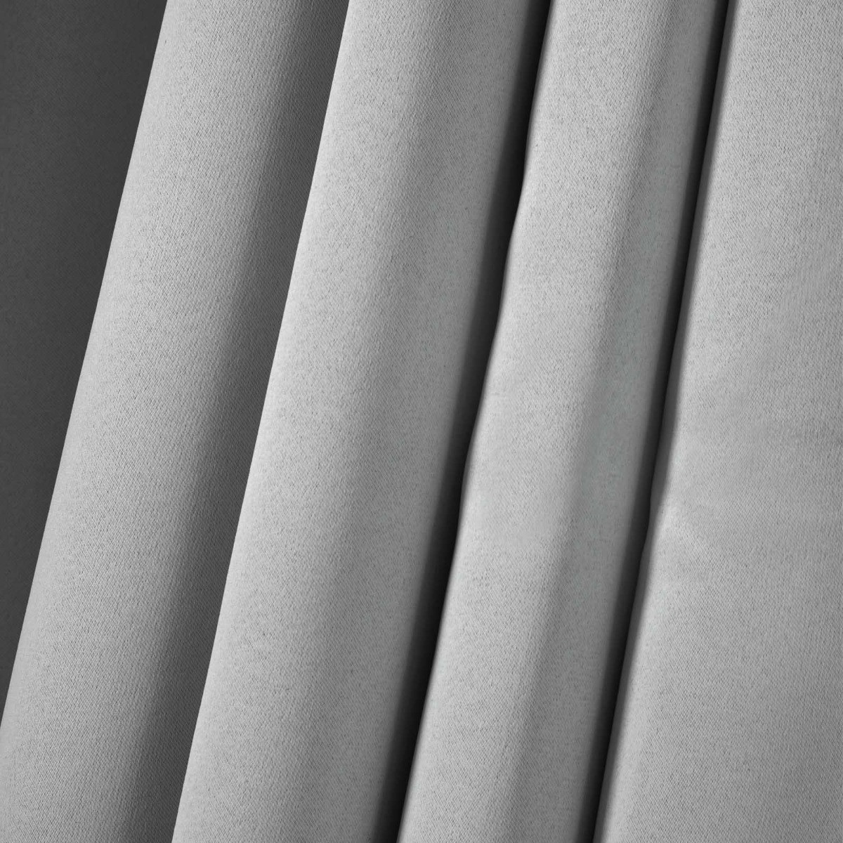 Dreamscene Pencil Pleat Thermal Blackout Curtains - Silver, 46" x 54">