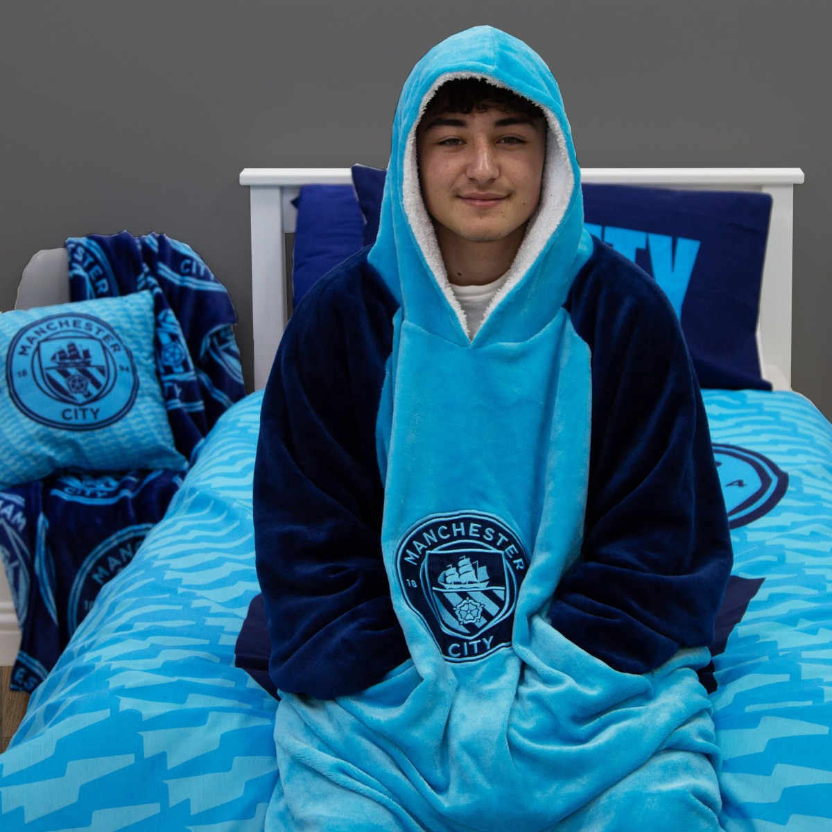 Man city fleece discount blanket