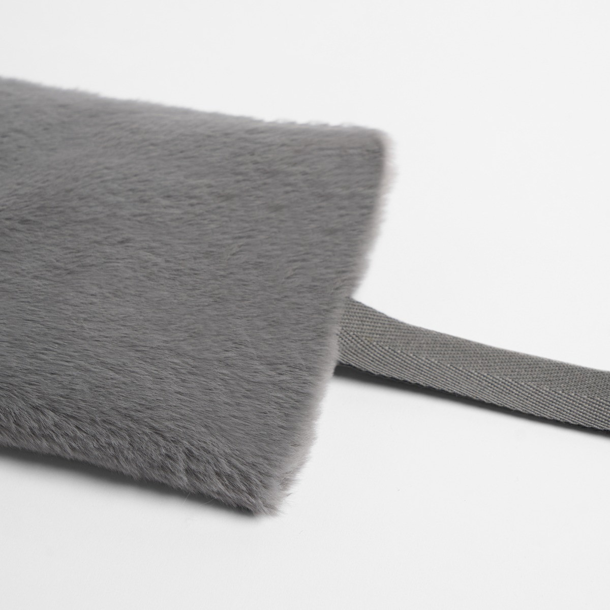 OHS Microwavable Faux Fur Body Wrap - Charcoal>