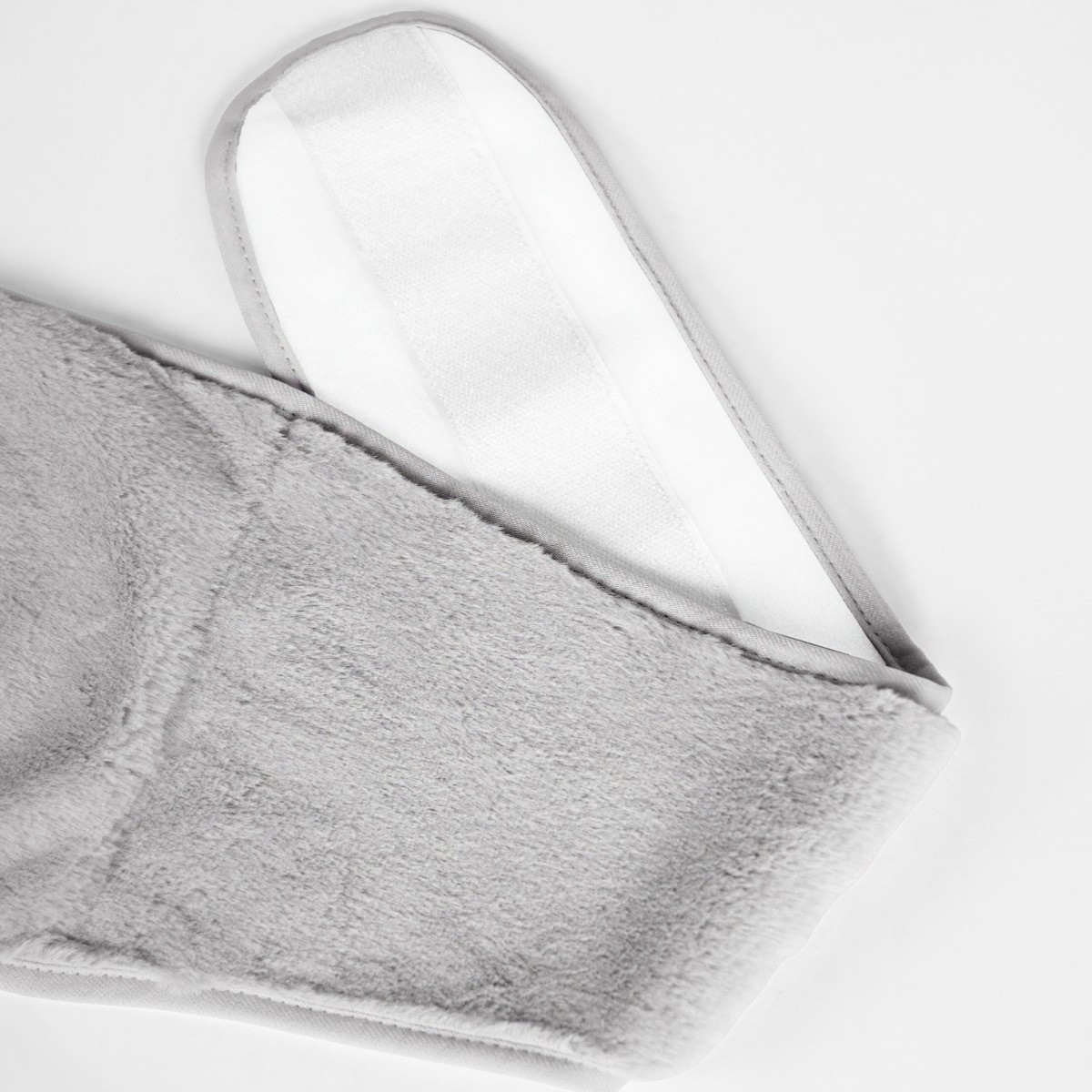 OHS Faux Fur Adjustable Hot Water Bottle Belt - Grey>