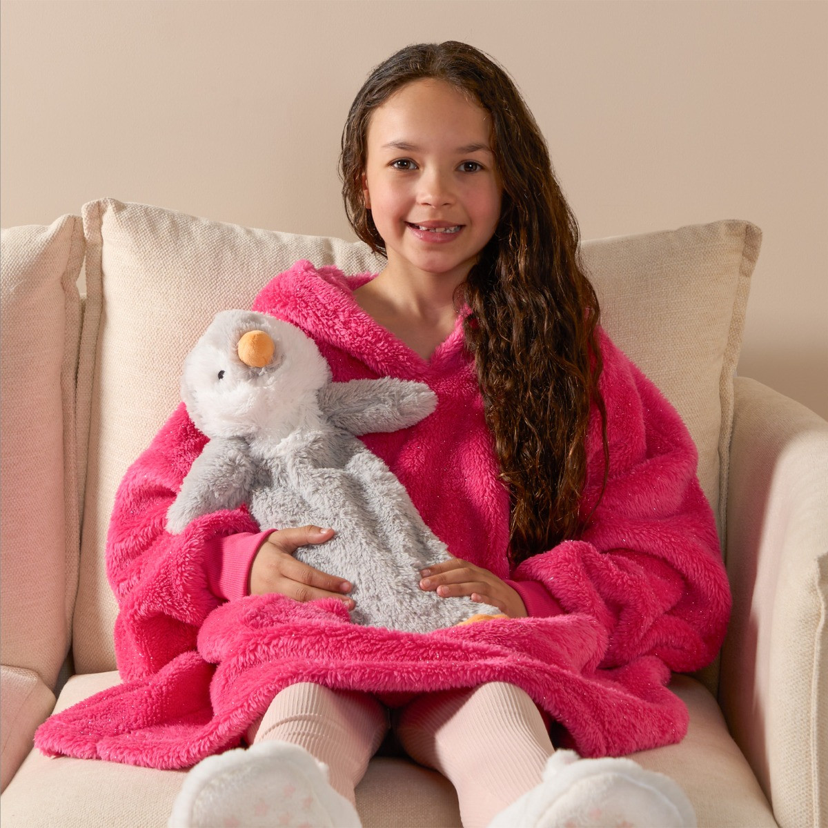 Warmies Penguin Long Hot Water Bottle - Grey>