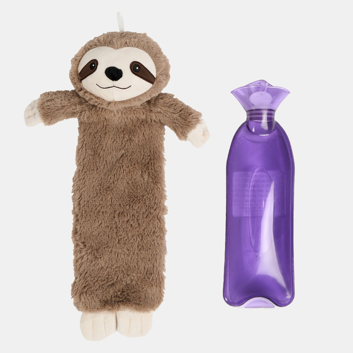 Warmies Sloth Long Hot Water Bottle - Brown>