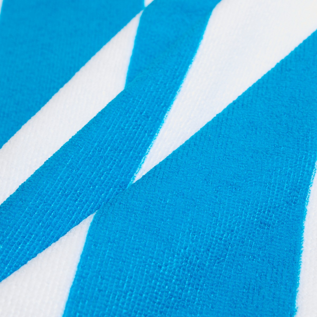 OHS Vertical Stripe Beach Towel - Sea Blue>