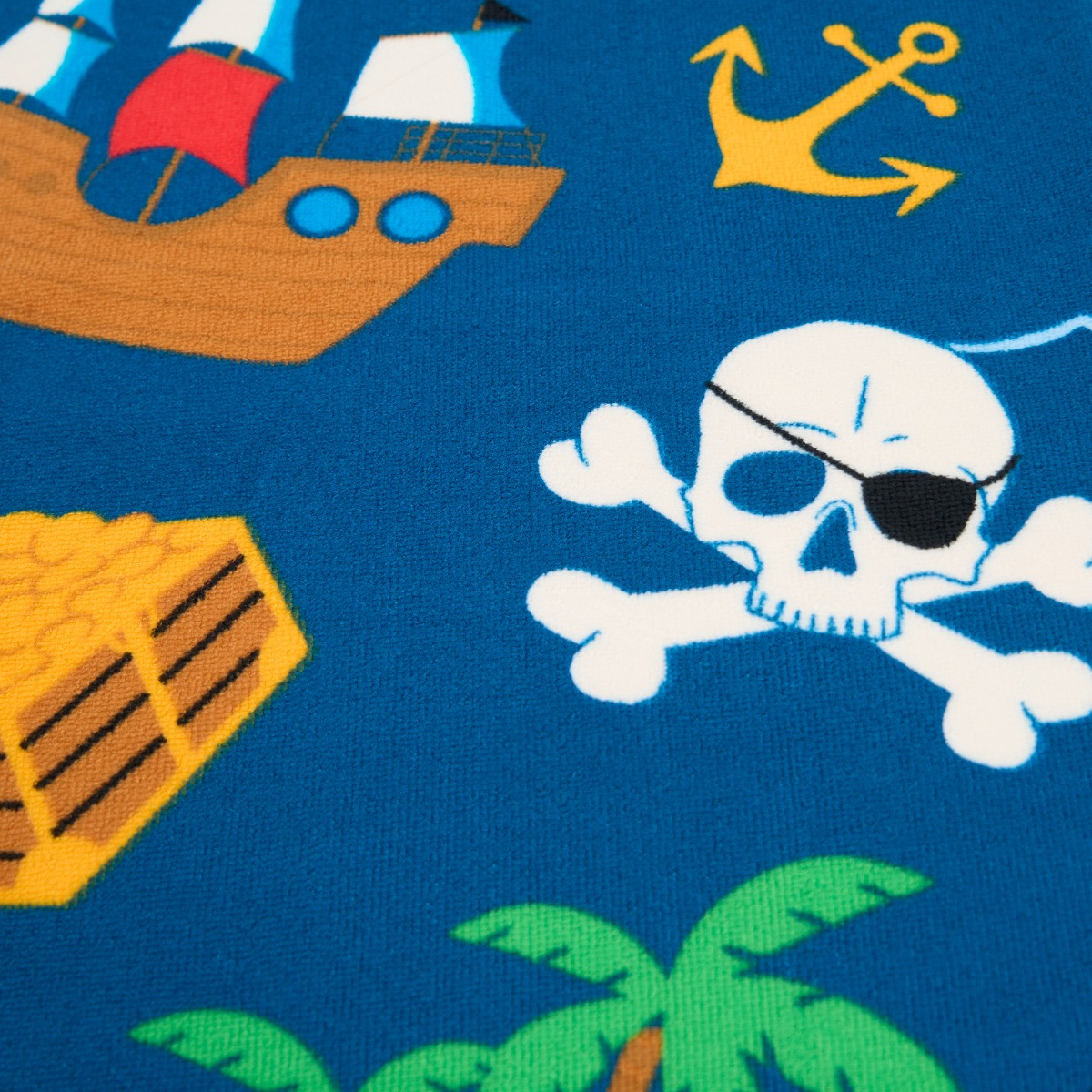 OHS Pirate Print Beach Towel - Navy>