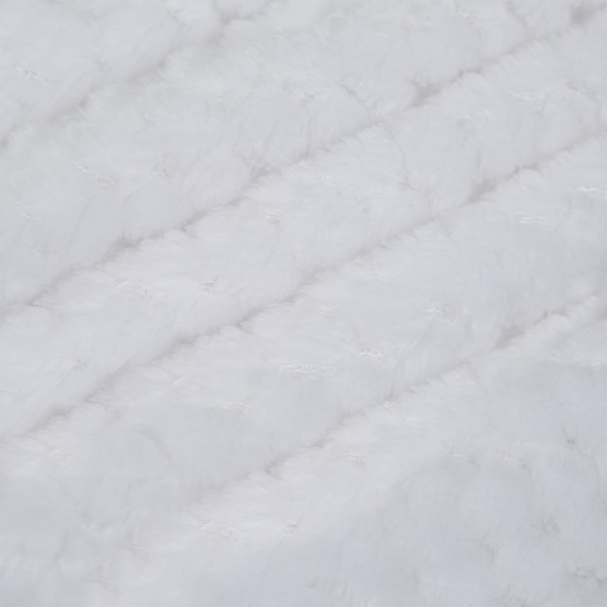 Dreamscene Waffle Mink Throw - White>