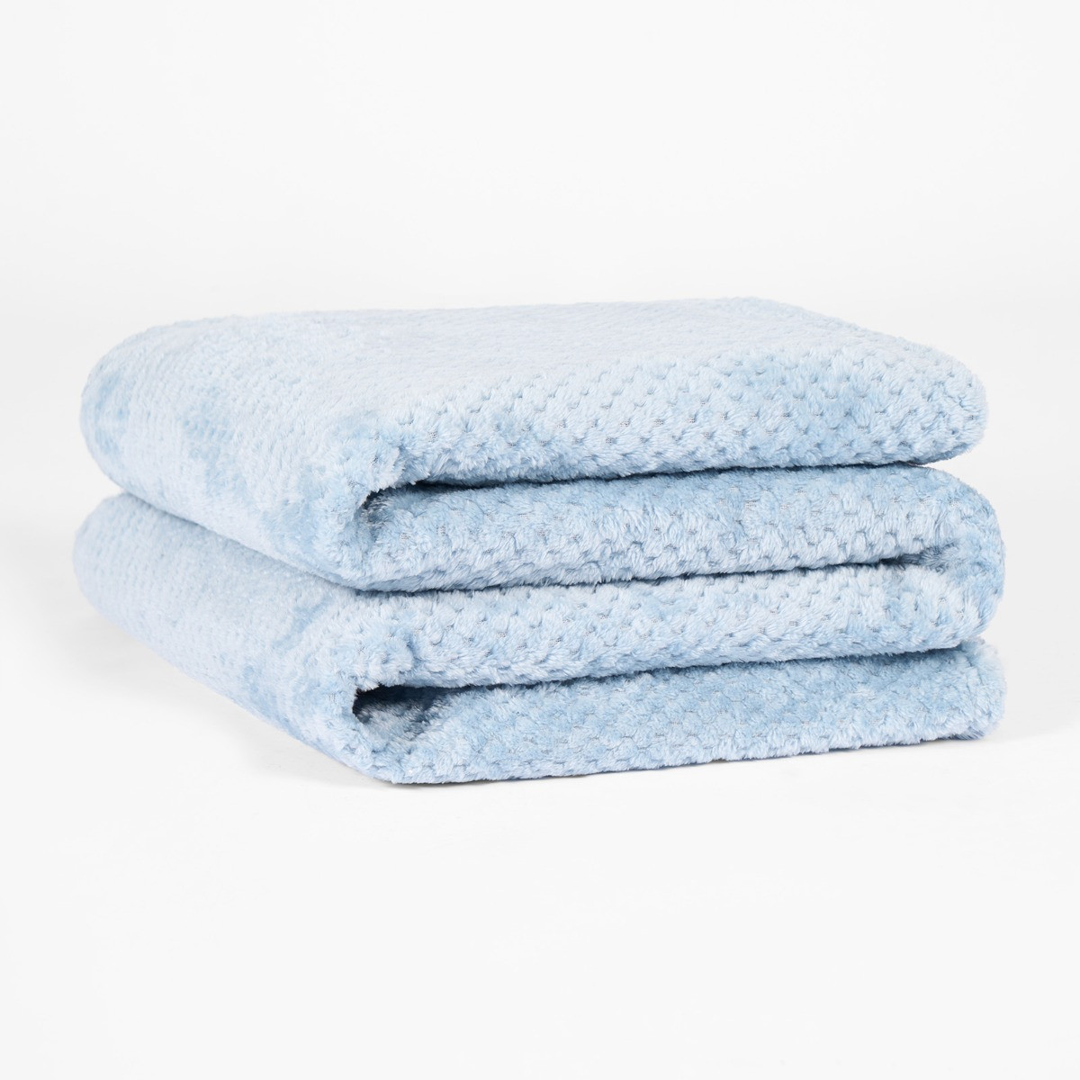 Dreamscene Waffle Mink Throw Blue 150 x 200cm