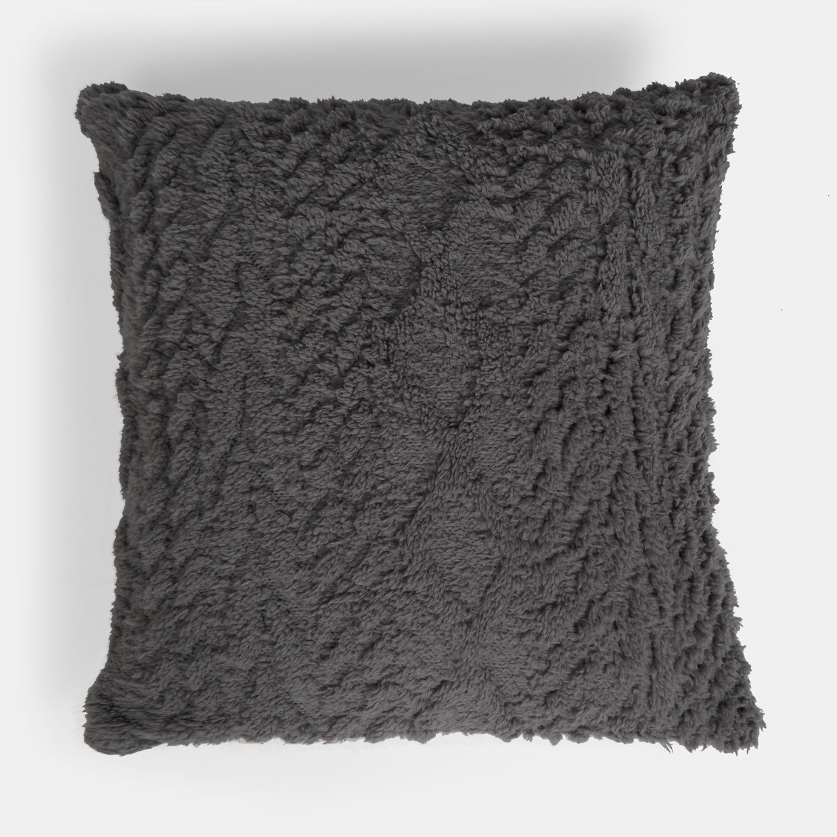 OHS Cable Knit Cushion Covers - Grey>