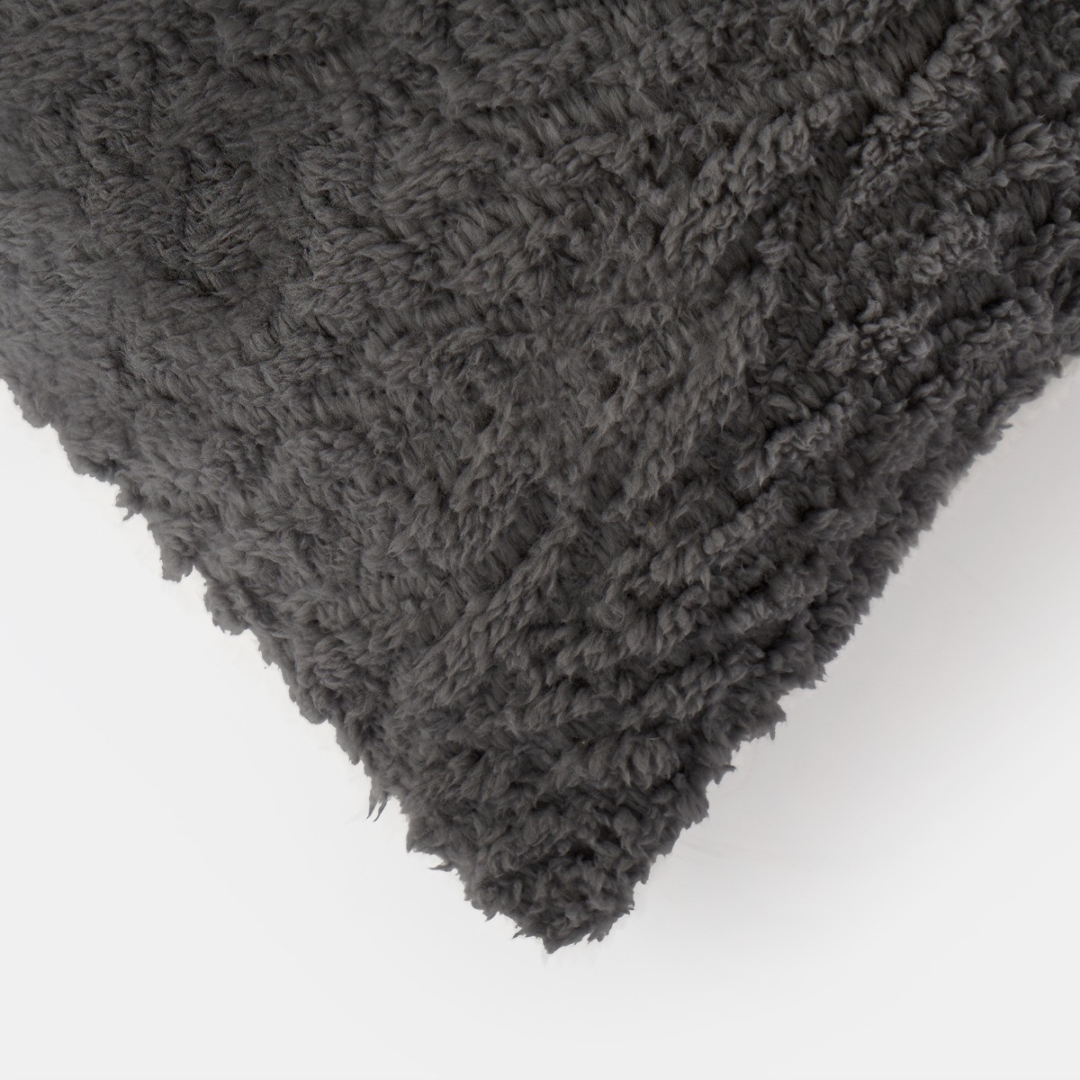 OHS Cable Knit Cushion Covers - Grey>