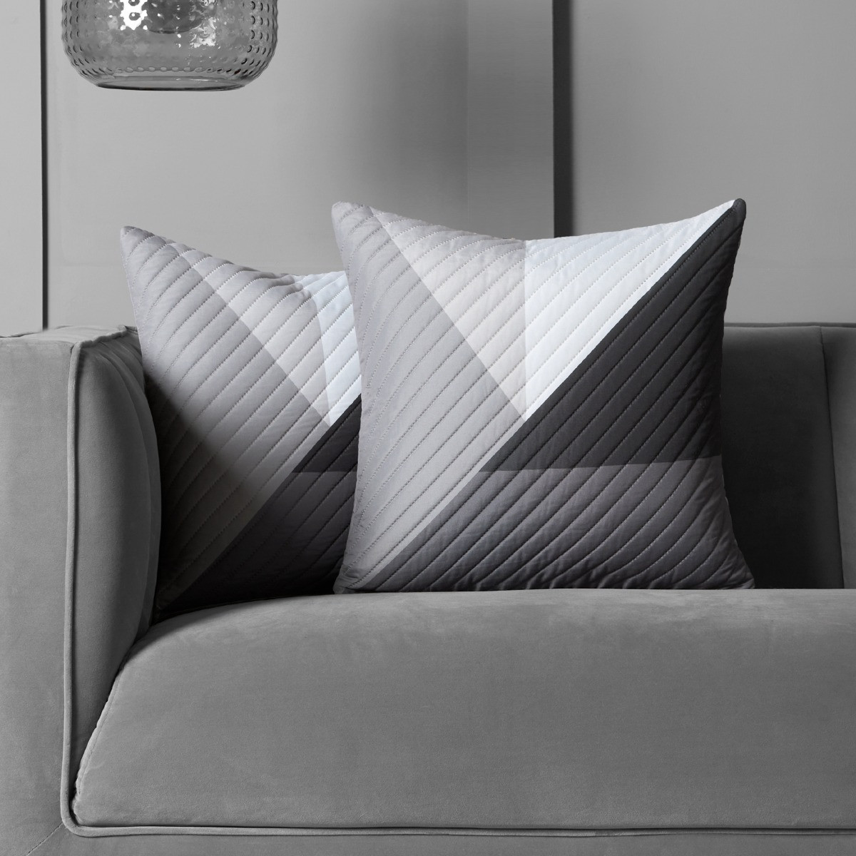 OHS Ralph Pinsonic Cushion Covers - Grey>