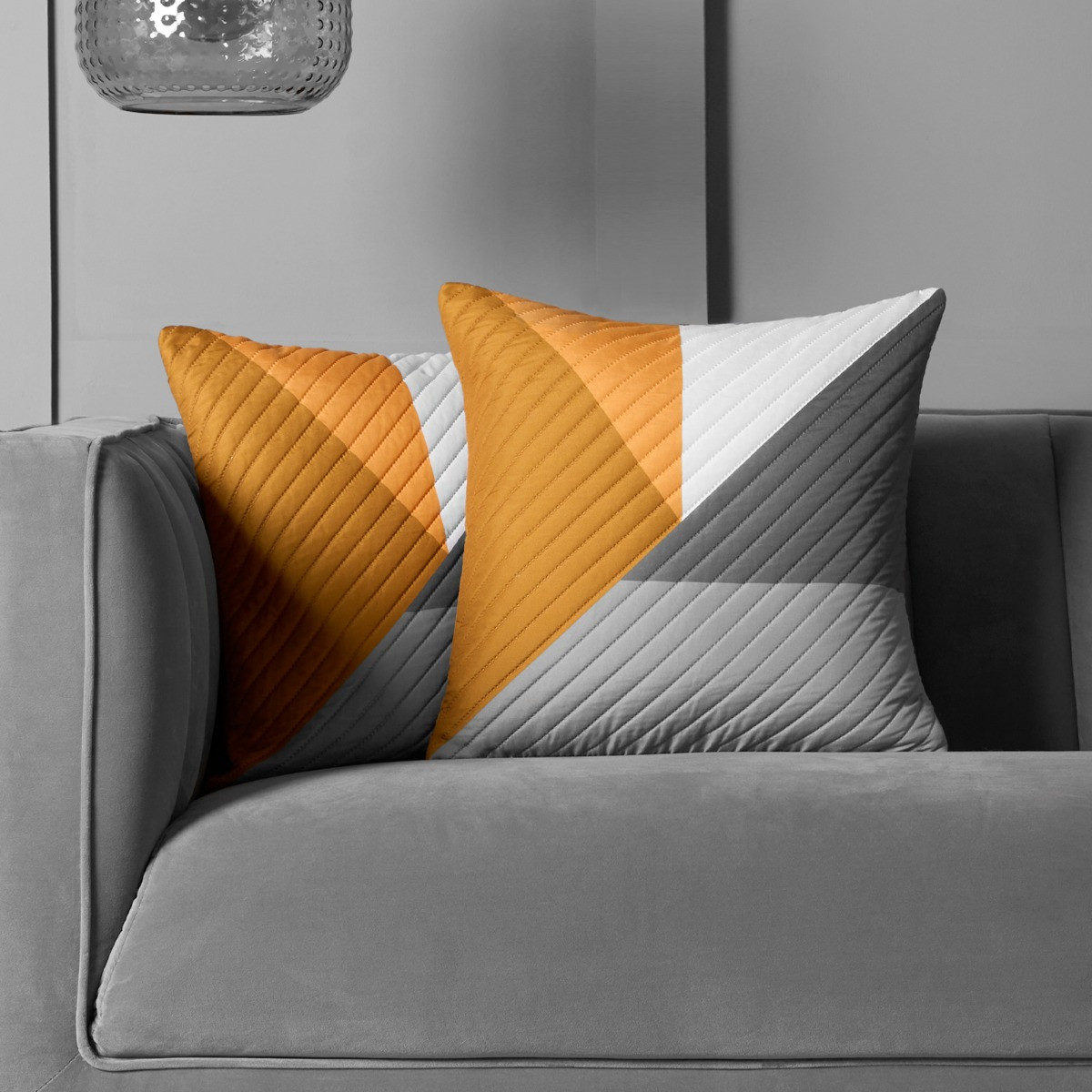 OHS Ralph Pinsonic Cushion Covers - Ochre>