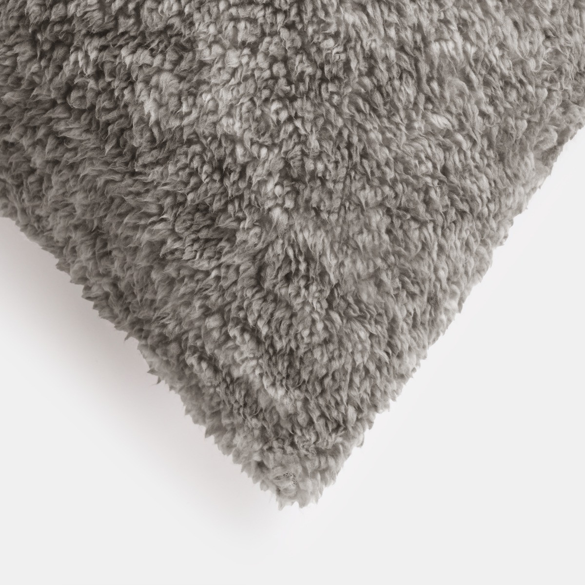 OHS Teddy Marl Texture Cushion Covers - Charcoal>