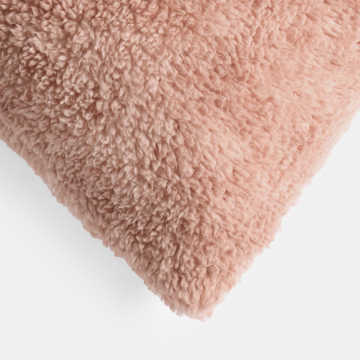 OHS Teddy Marl Texture Cushion Covers - Blush>