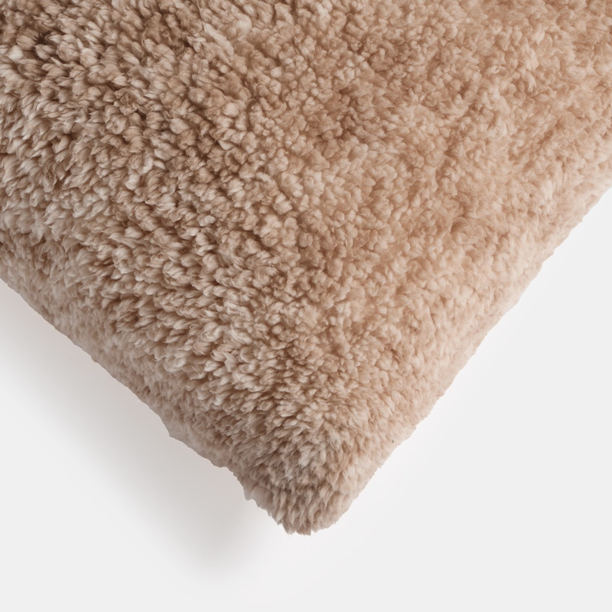 OHS Teddy Marl Texture Cushion Covers - Natural>