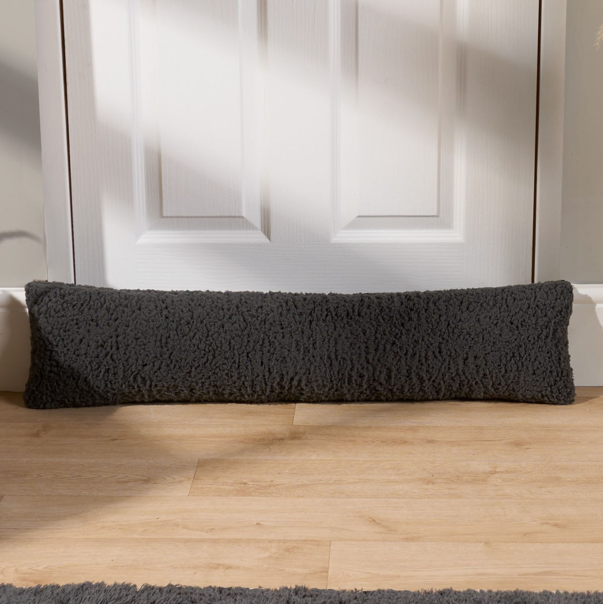 OHS Teddy Draught Excluder - Charcoal >