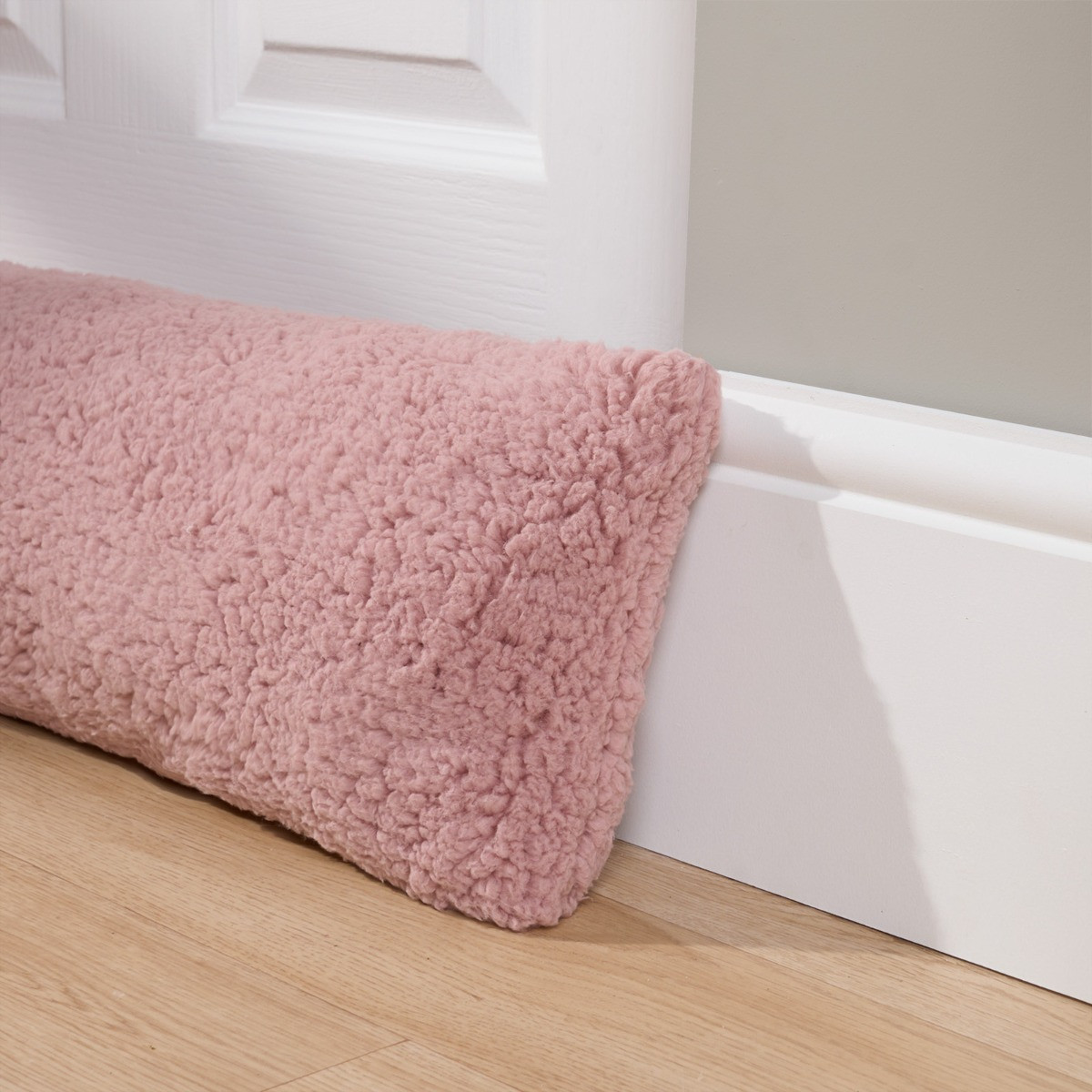 OHS Teddy Draught Excluder - Blush>