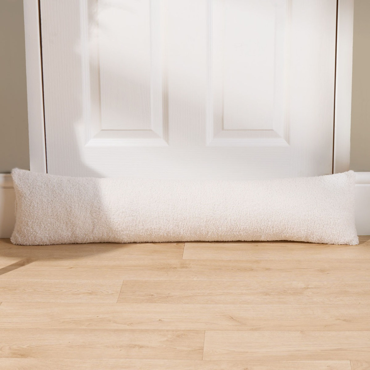 OHS Bouclé Draught Excluder - Cream>