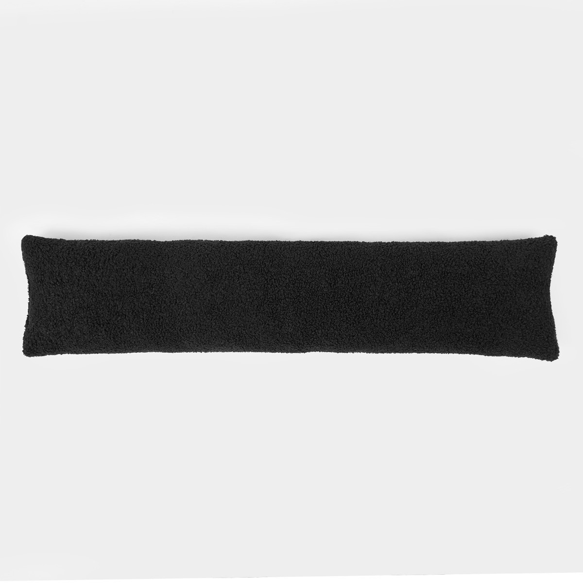 OHS Bouclé Draught Excluder - Black>