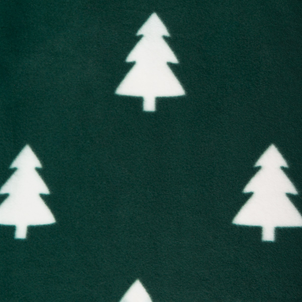 OHS Christmas Tree Print Fleece Throw - Green>