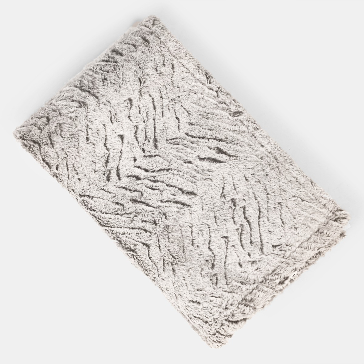 OHS Faux Fur Two Tone Throw - Natural >