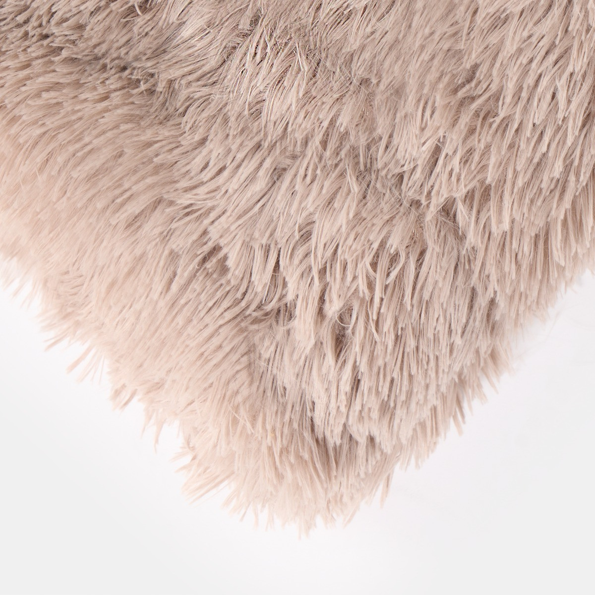 Sienna Fluffy Fleece Throw - Natural>