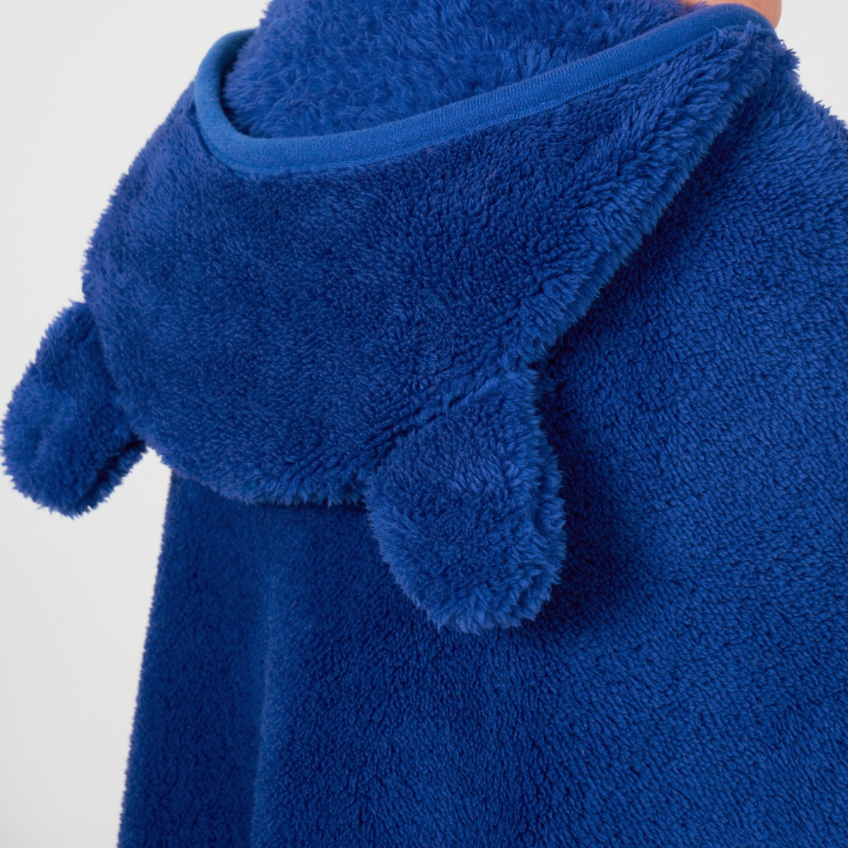 OHS Kids Teddy Hooded Blanket - Blue>