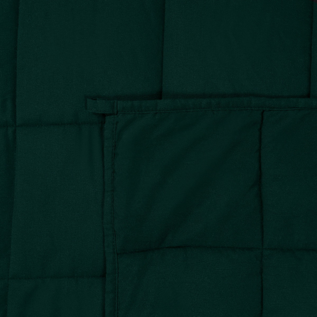 OHS Supersoft Weighted Blanket - Forest Green>