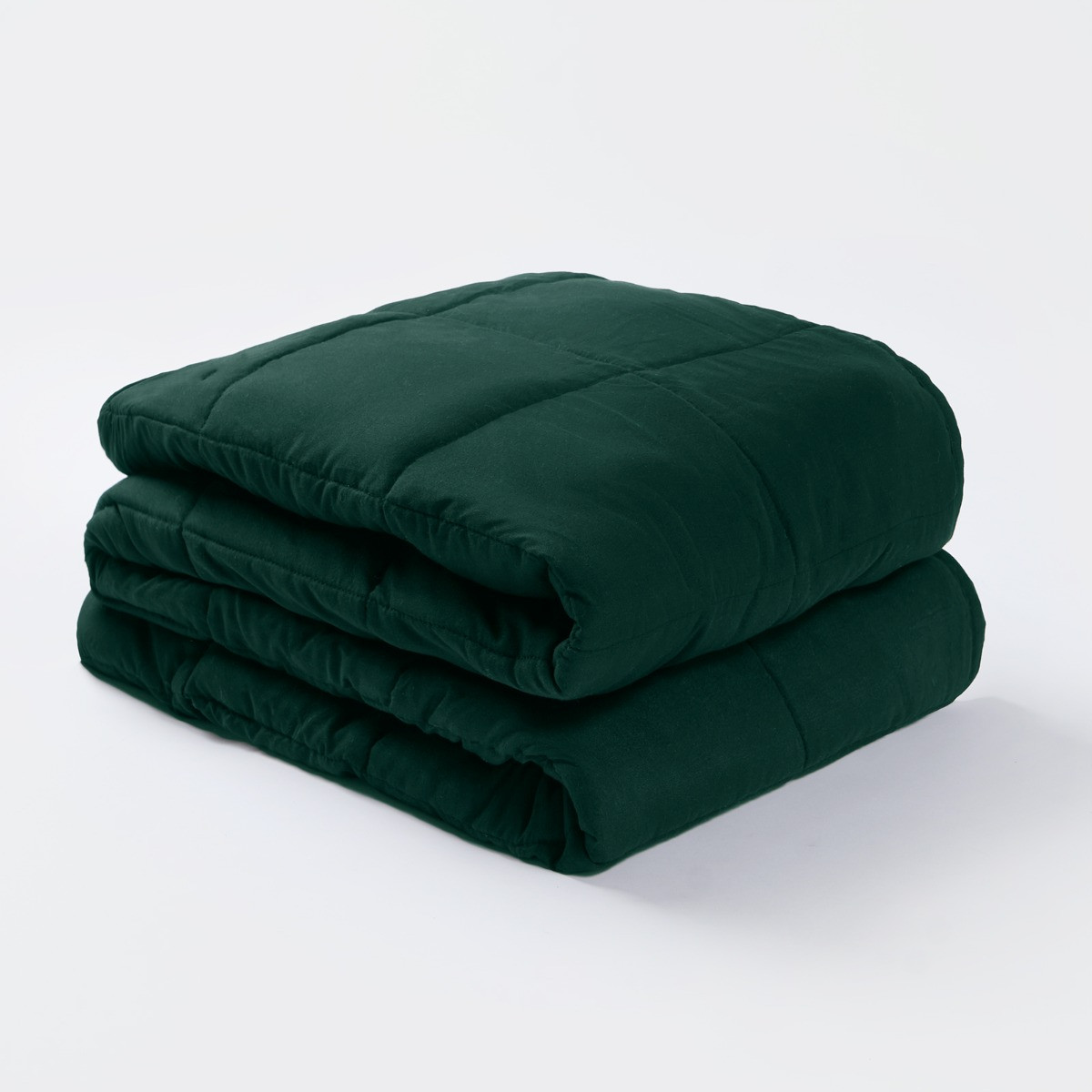 OHS Supersoft Weighted Blanket - Forest Green>