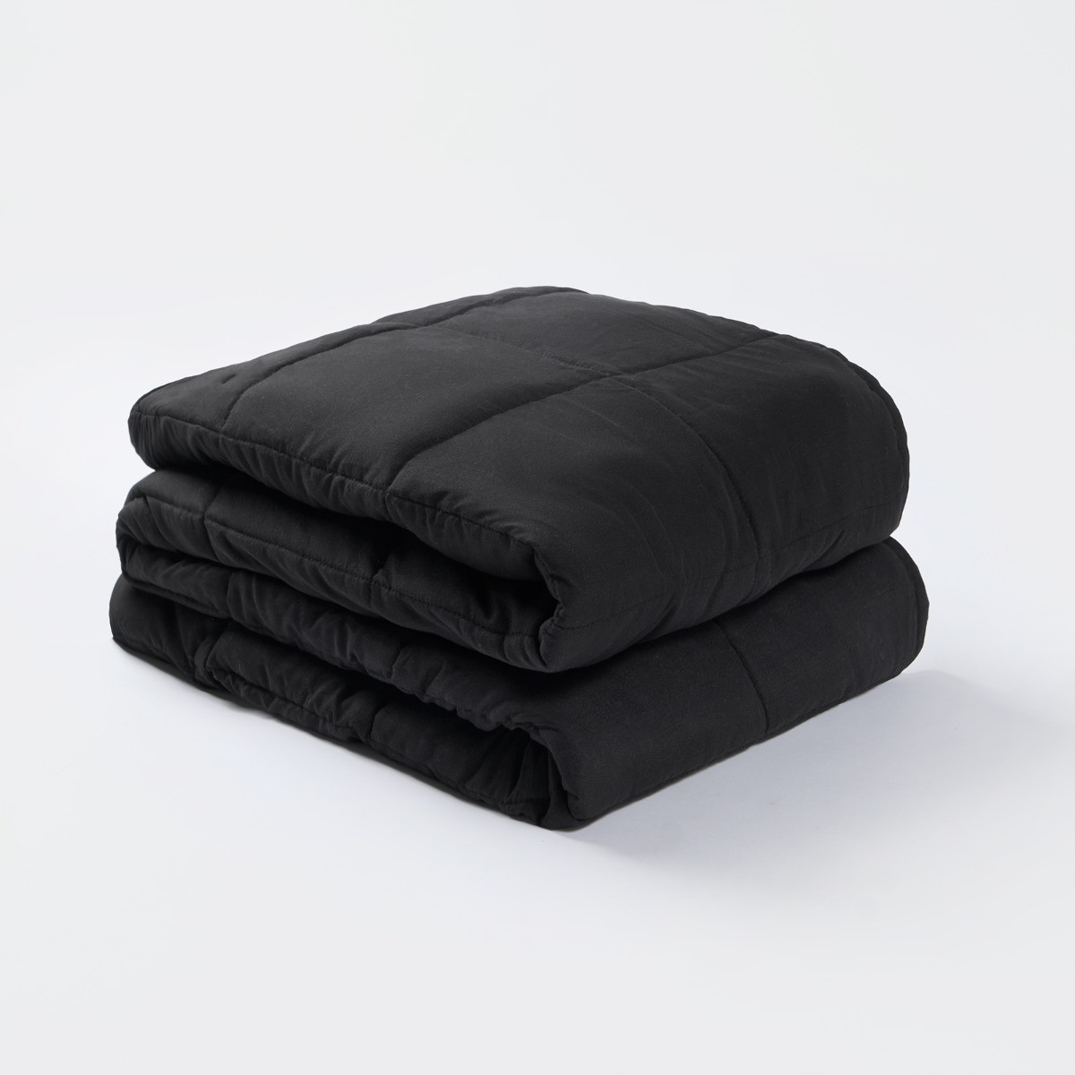 OHS Supersoft Weighted Blanket - Black>