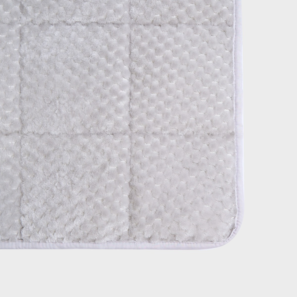 OHS Waffle Fleece Weighted Blanket - Silver >