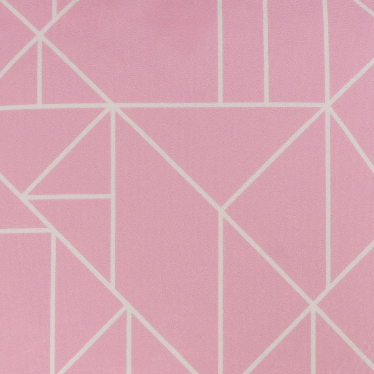 OHS Matte Velvet Geometric Print Cushion Covers - Blush>